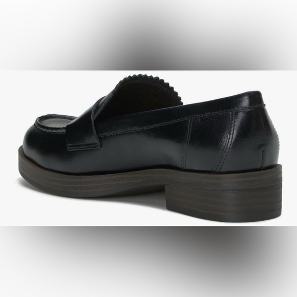 ✨ NWT & NIB Lucky Brand Floriss Black Leather Penny Loafers — Size 9M 🖤 - Picture 9 of 12